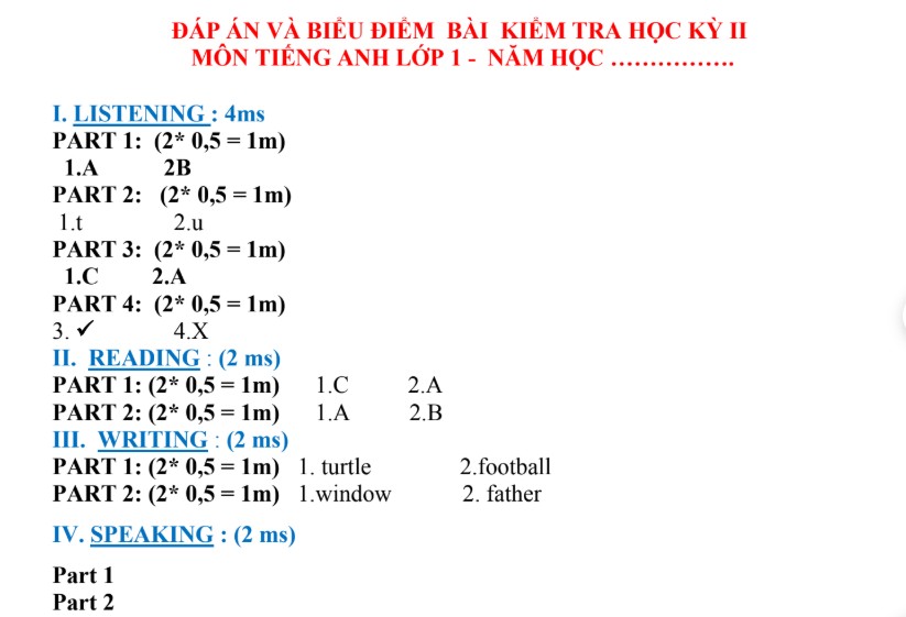dap-an-de-thi-cuoi-ki-2-lop-1-mon-tieng-anh