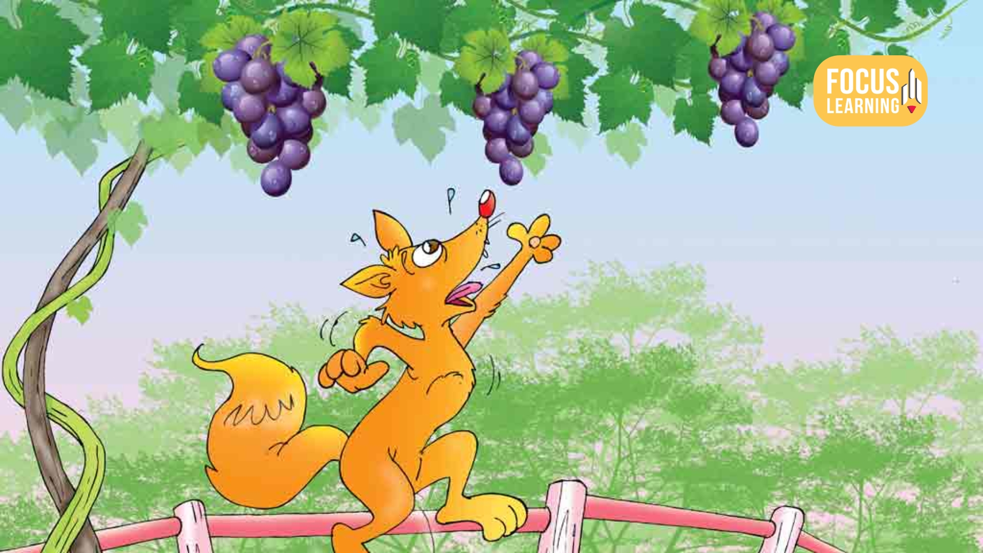 truyen-tieng-anh-cho-be-the-fox-and-the-grapes