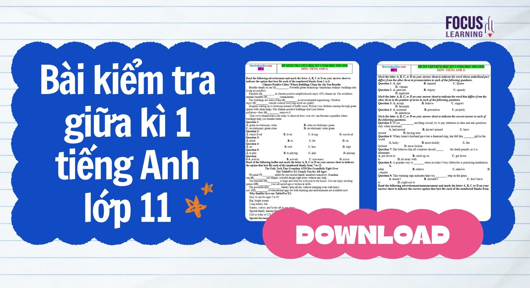 tai-de-kiem-tra-giua-ki-1-tieng-anh-lop-11